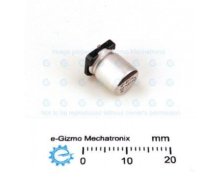 Nichicon 47uF 63V 85C SMD Electrolytic Capacitor UUR Series