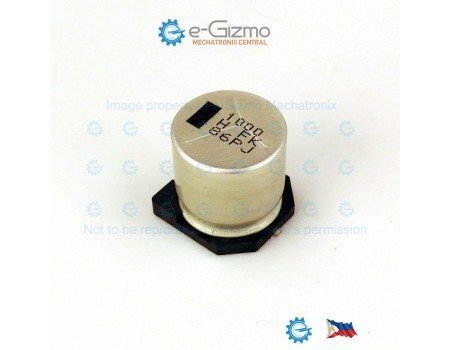 Panasonic 1000uF 50V 105C SMD Electrolytic Capacitor Low ESR FK Series