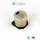 Panasonic 1000uF 50V 105C SMD Electrolytic Capacitor Low ESR FK Series Panasonic 1000uF 50V 105C SMD Electrolytic Capacitor Low ESR FK Series