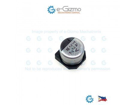 Nichicon 22uF 35V 105C SMD Electrolytic Capacitor UWZ Series