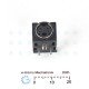 4-pins Shielded Mini DIN Female socket THT 4-pins Shielded Mini DIN Female socket THT