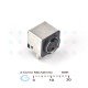 4-pins Shielded Mini DIN Female socket THT 4-pins Shielded Mini DIN Female socket THT