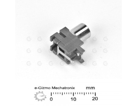 Yellow PCB Mount RCA Socket Jack PC Solderable