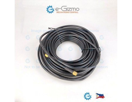 RG58 50-3 RF Coaxial Cable with SMA (Male) Terminations 15M RG58 50-3 RF Coaxial Cable with SMA (Male) Terminations 15M