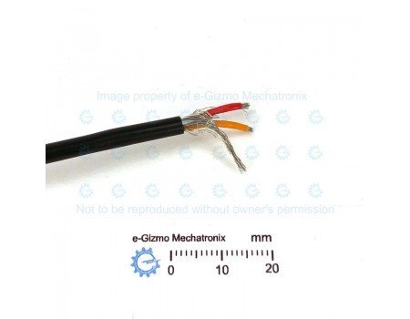 UL 2547 Style 2-core AWG22 Shielded Cable (Per meter) UL Listed UL 2547 Style 2-core AWG22 Shielded Cable (Per meter) UL Listed