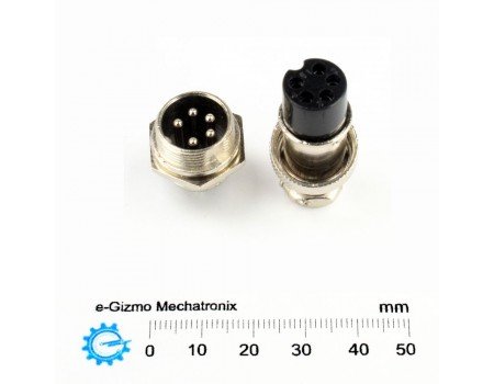 GX16-5P Circular Connector Aviation 5 pole M/F GX16-5P Circular Connector Aviation 5 pole M/F