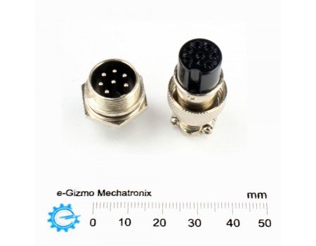 GX16-7P Circular Connector Aviation 7 pole M/F GX16-7P Circular Connector Aviation 7 pole M/F