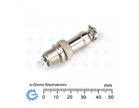 GX12-4P Circular Connector Aviation 4 pole M/F