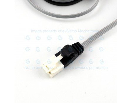 Elecom Cat6 2.5M Retractable winding LAN Cable LD-MCTGT/BK2