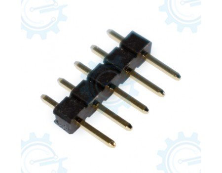 5-Pins Male Header Con.