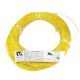 Hook up wire AWG26 Tinned Stranded Yellow (per Meter)