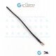 AWG18 x 130mm Wire with 4.8mm Female Spade Termination Black AWG18 x 130mm Wire with 4.8mm Female Spade Termination Black