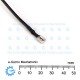 AWG18 x 130mm Wire with 4.8mm Female Spade Termination Black AWG18 x 130mm Wire with 4.8mm Female Spade Termination Black