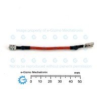 AWG18 x 50mm Wire with 4.8mm and 6.3mm Female Spade Termination Brown AWG18 x 50mm Wire with 4.8mm and 6.3mm Female Spade Termination Brown