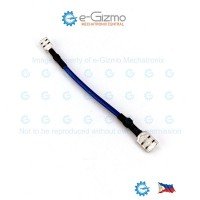 AWG18 x 50mm Wire with 4.8mm and 6.3mm Female Spade Termination Blue