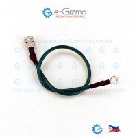 AWG18 x 185mm Wire with 6.3mm Female Spade and d3x6 Ring Termination
