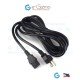 Volex Heavy Duty AC Power Cord NEMA 5-15P to C13 3M 15A 3CxAWG14 Volex Heavy Duty AC Power Cord NEMA 5-15P to C13 3M 15A 3CxAWG14
