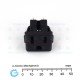 SS-6B NEMA-5 Panel Chassis Mount AC Outlet 15A 250VAC SS-6B NEMA-5 Panel Chassis Mount AC Outlet 15A 250VAC