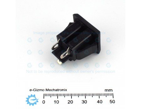 SS-6B NEMA-5 Panel Chassis Mount AC Outlet 15A 250VAC SS-6B NEMA-5 Panel Chassis Mount AC Outlet 15A 250VAC