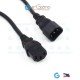 Heavy Duty AC Power Cord Extension C14 Male to C13 Female 10A 3CxAWG18 2.5M Heavy Duty AC Power Cord Extension C14 Male to C13 Female 10A 3CxAWG18 2.5M