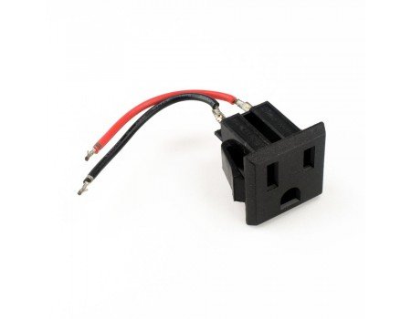 Sokao SO-11-1 NEMA-5 Panel Mount AC Outlet 10A 250VAC Sokao SO-11-1 NEMA-5 Panel Mount AC Outlet 10A 250VAC