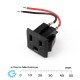 Sokao SO-11-1 NEMA-5 Panel Mount AC Outlet 10A 250VAC Sokao SO-11-1 NEMA-5 Panel Mount AC Outlet 10A 250VAC