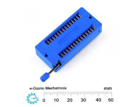 ECE 600mil ZIF Test Socket 28-Pins ELK-628