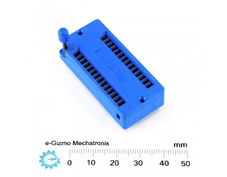 ECE 600mil ZIF Test Socket 28-Pins ELK-628