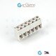 6 pole Screw Terminal Connector PCB Mounting 10-15A 6 pole Screw Terminal Connector PCB Mounting 10-15A