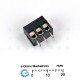 Degson 3 pole ScrewTerminal Connector PCB Mounting 10A Degson 3 pole ScrewTerminal Connector PCB Mounting 10A