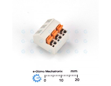 CTL 3-pole Screwless Terminal PC Solderable 10A