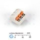 CTL 3-pole Screwless Terminal PC Solderable 10A