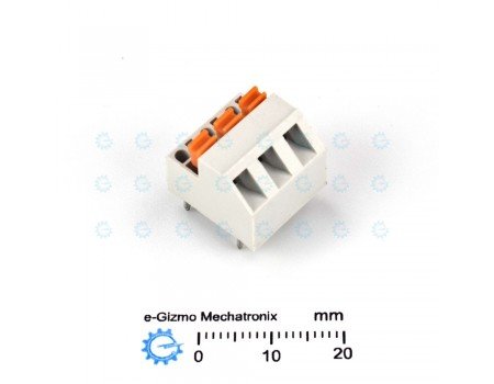 CTL 3-pole Screwless Terminal PC Solderable 10A