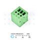 Dinkle PCB Screw Terminal Block 3-way 32A 5mm pitch DT-123