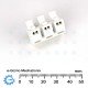 Screw Terminal NC3 3-gang 20A 2.5x 2-1.5mm^2 Split Screw Terminal NC3 3-gang 20A 2.5x 2-1.5mm^2 Split