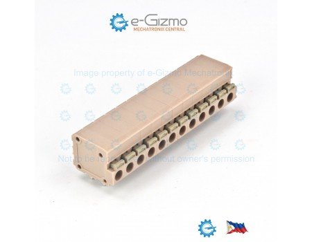 Sato PCB Screwless Terminal Block 12-poles 10A 5mm pitch ML-800-S1H-12P Sato PCB Screwless Terminal Block 12-poles 10A 5mm pitch ML-800-S1H-12P