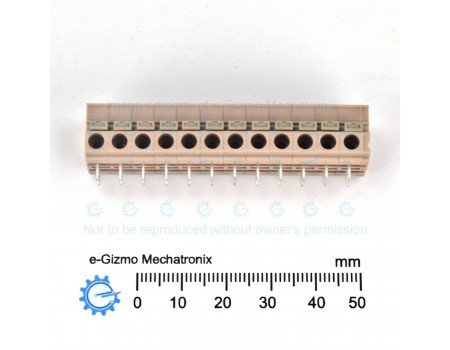 Sato PCB Screwless Terminal Block 12-poles 10A 5mm pitch ML-800-S1H-12P Sato PCB Screwless Terminal Block 12-poles 10A 5mm pitch ML-800-S1H-12P