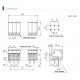 Sato PCB Screwless Terminal Block 12-poles 10A 5mm pitch ML-800-S1H-12P Sato PCB Screwless Terminal Block 12-poles 10A 5mm pitch ML-800-S1H-12P