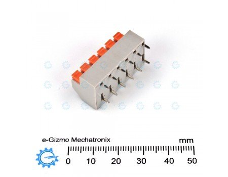 Teilbar 625 6-pole Screwless Terminal PC Solderable 10A Teilbar 625 6-pole Screwless Terminal PC Solderable 10A