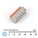 Teilbar 625 6-pole Screwless Terminal PC Solderable 10A Teilbar 625 6-pole Screwless Terminal PC Solderable 10A