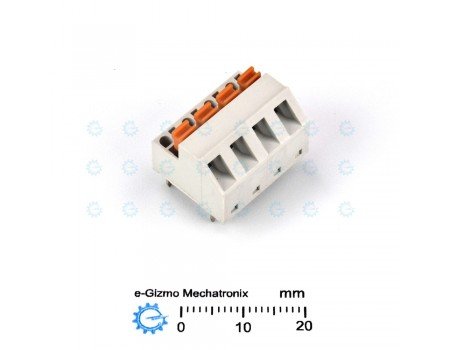 CTL 4-pole Screwless Terminal PC Solderable 10A