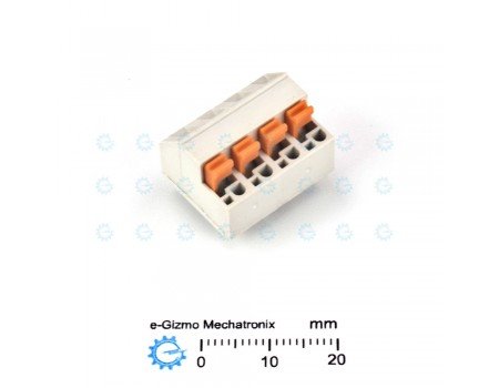 CTL 4-pole Screwless Terminal PC Solderable 10A