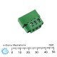3-pole Pluggable Screw Terminal Connector TP508B/H 3-pole Pluggable Screw Terminal Connector TP508B/H