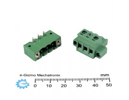 3-pole Pluggable Screw Terminal Connector TP508B/H 3-pole Pluggable Screw Terminal Connector TP508B/H