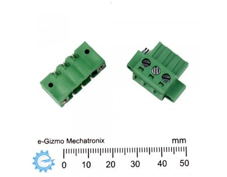 3-pole Pluggable Screw Terminal Connector TP508B/H 3-pole Pluggable Screw Terminal Connector TP508B/H