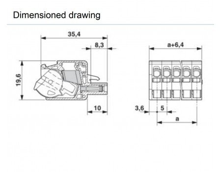 Phoenix Contact QC 1,5/9-ST Pluggable Terminal Block 12A M/F Phoenix Contact QC 1,5/9-ST Pluggable Terminal Block 12A M/F
