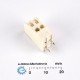 WAGO 251-107 Combi PCB Terminal Block + IDC Contact 2 Poles 2 Pins 2A WAGO 251-107 Combi PCB Terminal Block + IDC Contact 2 Poles 2 Pins 2A