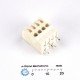 WAGO 251-107 Combi PCB Terminal Block + IDC Contact 4 Poles 4 Pins 2A WAGO 251-107 Combi PCB Terminal Block + IDC Contact 4 Poles 4 Pins 2A