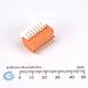 WAGO-234-512-8 TPCB erminal Block 8 Pole 16 Pins Push Release 4A 2,54mm WAGO-234-512-8 TPCB erminal Block 8 Pole 16 Pins Push Release 4A 2,54mm
