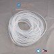 10Meters PE Spiral Cable Wire Wrap Organizer d6mm x 10M White